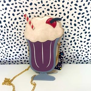 New Milkshake 50s pinup novelty purse crossbody